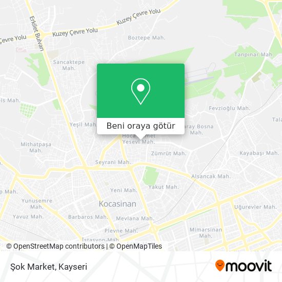 Şok Market harita