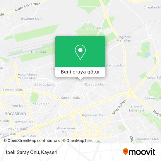 Ipek Saray Önü harita