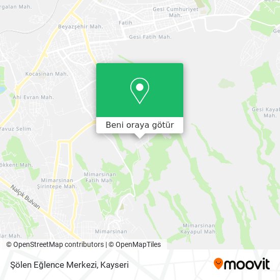Şölen Eğlence Merkezi harita