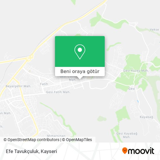 Efe Tavukçuluk harita