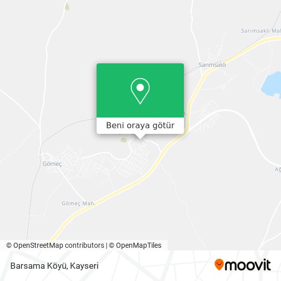 Barsama Köyü harita