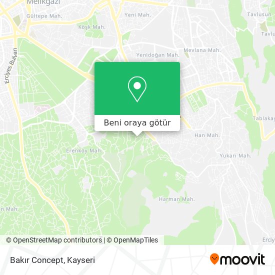 Bakır Concept harita