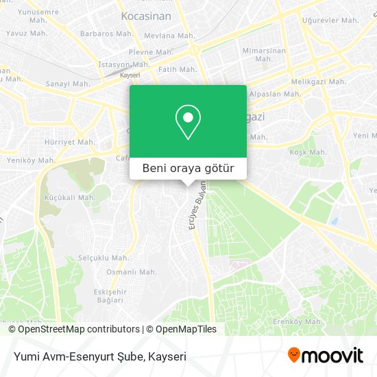 Yumi Avm-Esenyurt Şube harita