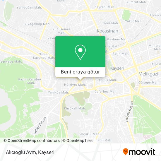 Alıcıoglu Avm harita