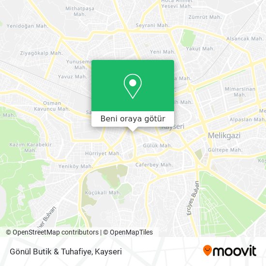 Gönül Butik & Tuhafiye harita