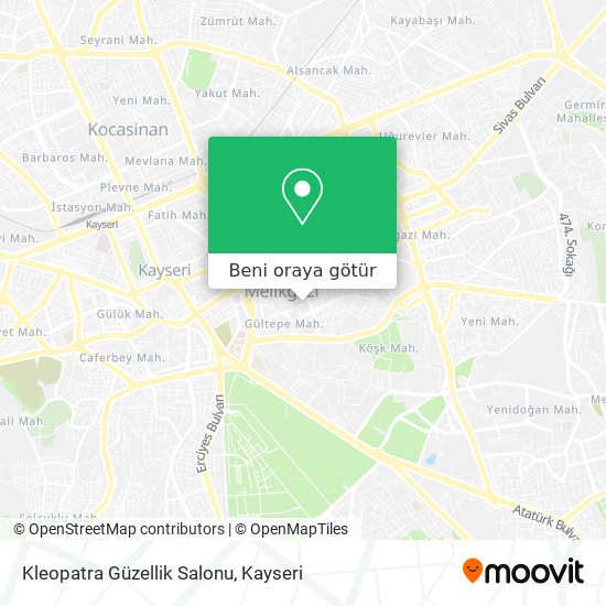 Kleopatra Güzellik Salonu harita