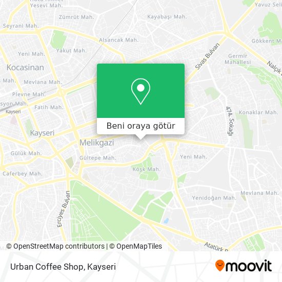 Urban Coffee Shop harita