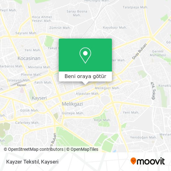 Kayzer Tekstıl harita