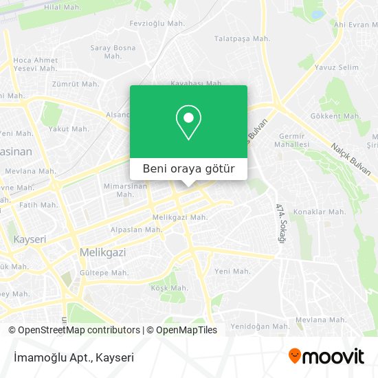 İmamoğlu Apt. harita