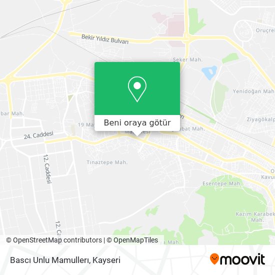 Bascı Unlu Mamullerı harita
