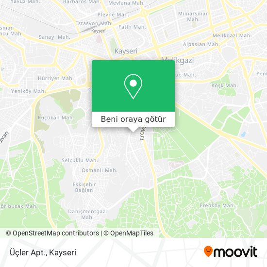 Üçler Apt. harita