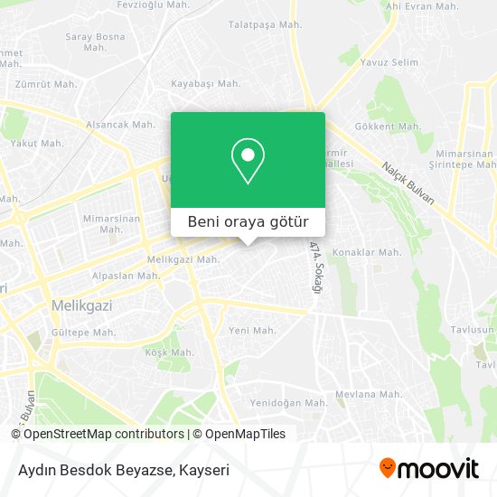 Aydın Besdok Beyazse harita