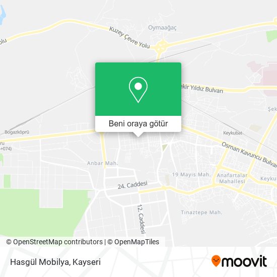 Hasgül Mobilya harita