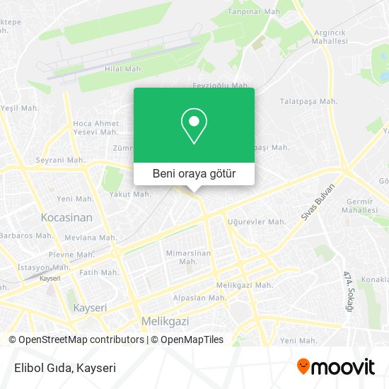 Elibol Gıda harita