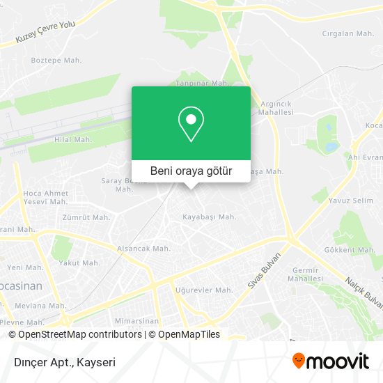 Dınçer Apt. harita