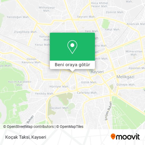 Koçak Taksi harita