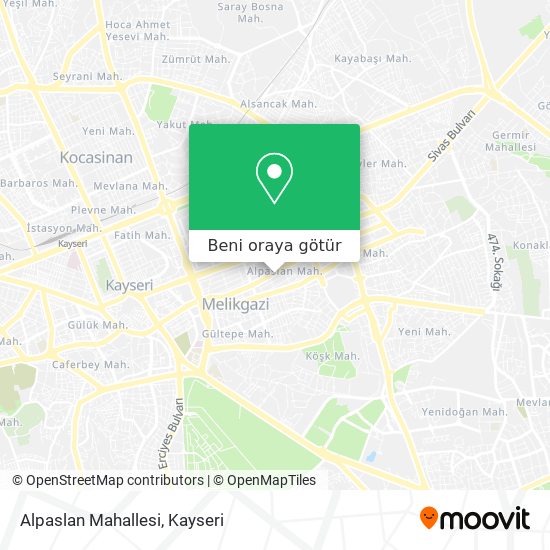Alpaslan Mahallesi harita