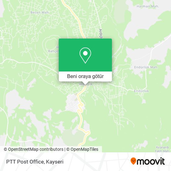 PTT Post Office harita