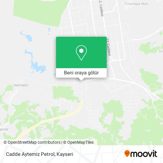 Cadde Aytemiz Petrol harita