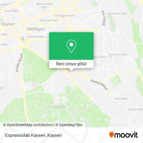 Espressolab Kayseri harita