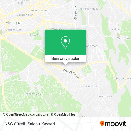 N&C Güzellil Salonu harita