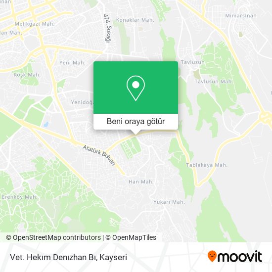 Vet. Hekım Denızhan Bı harita