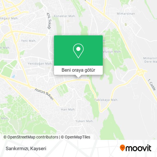 Sarıkırmızı harita