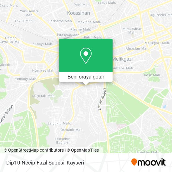 Dip10 Necip Fazıl Şubesi harita