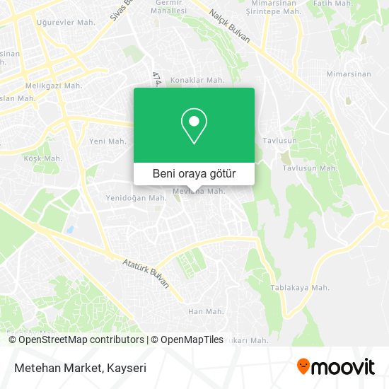 Metehan Market harita