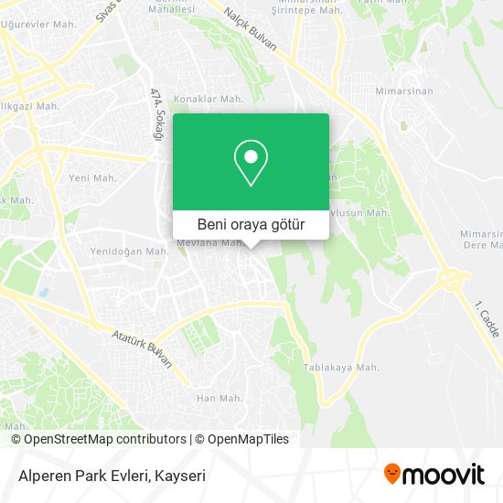 Alperen Park Evleri harita