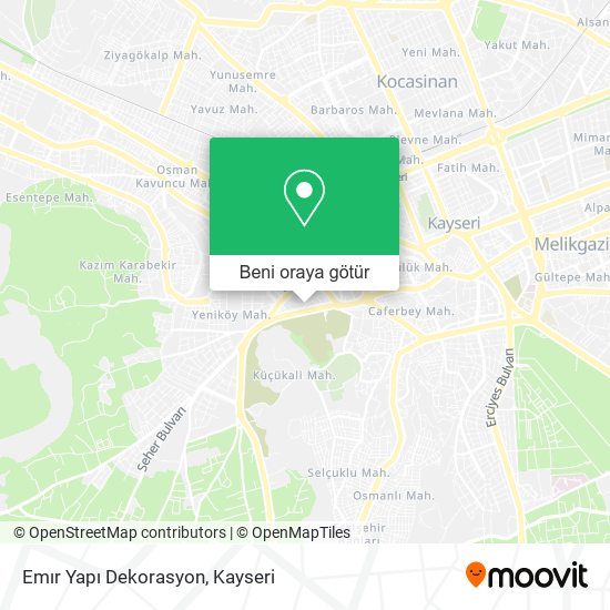 Emır Yapı Dekorasyon harita