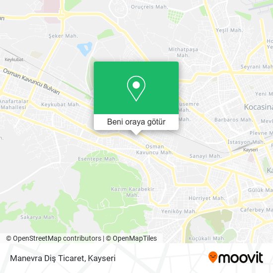 Manevra Diş Ticaret harita