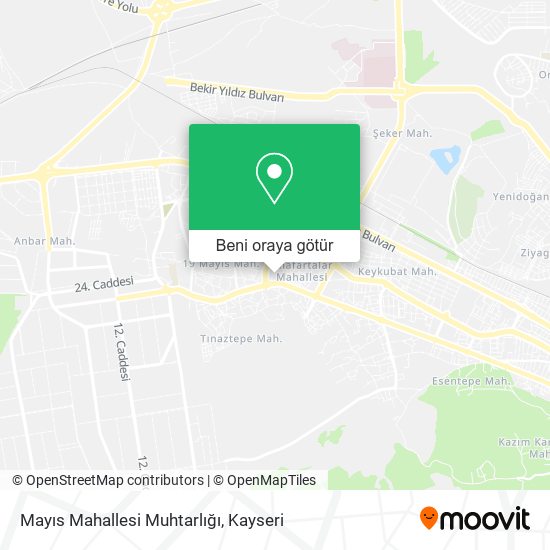 Mayıs Mahallesi Muhtarlığı harita