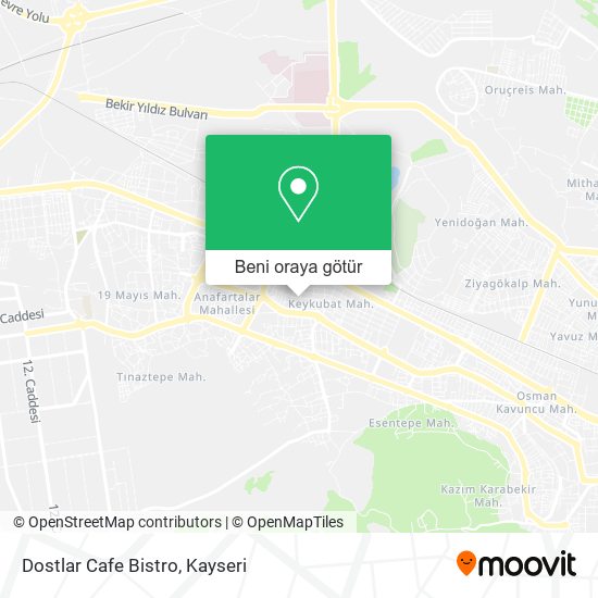 Dostlar Cafe Bistro harita