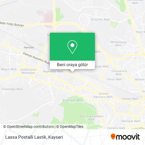 Lassa Postalli Lastik harita