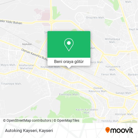 Autoking Kayseri harita