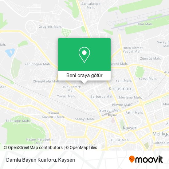 Damla Bayan Kuaforu harita