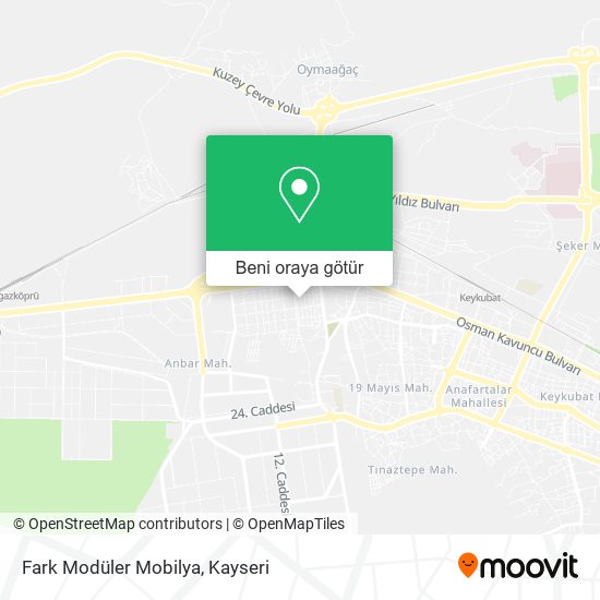 Fark Modüler Mobilya harita