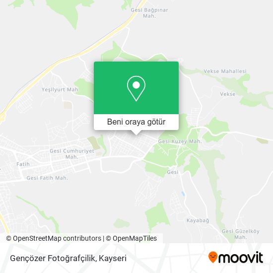 Gençözer Fotoğrafçilik harita