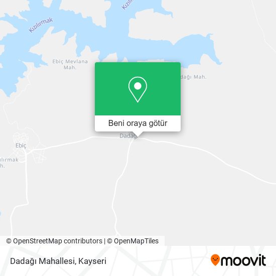Dadağı Mahallesi harita