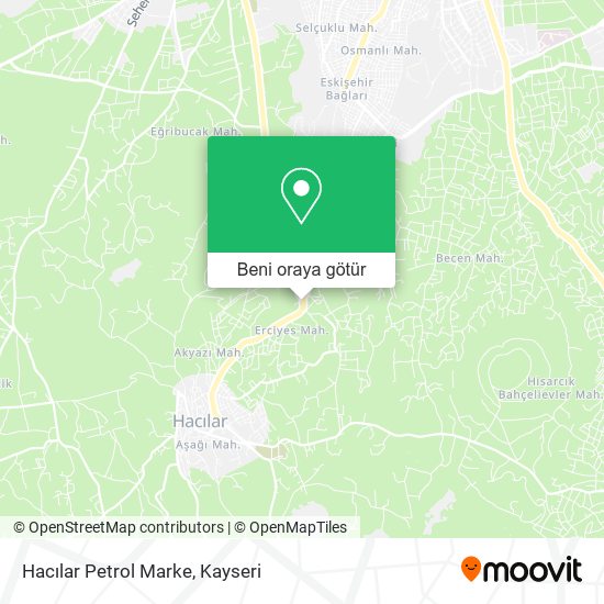 Hacılar Petrol Marke harita