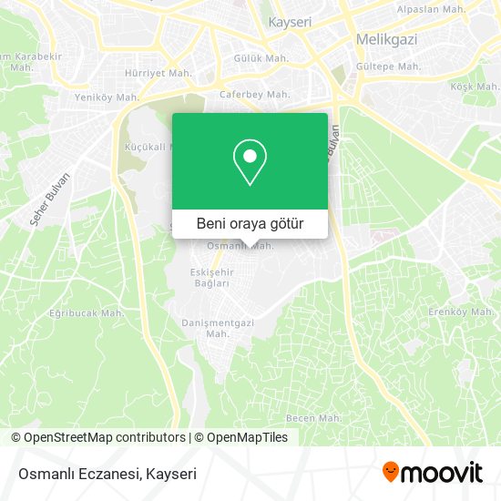 Osmanlı Eczanesi harita