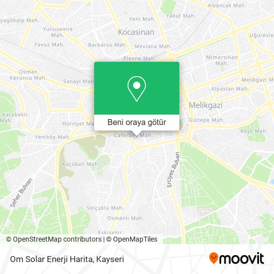 Om Solar Enerji Harita harita
