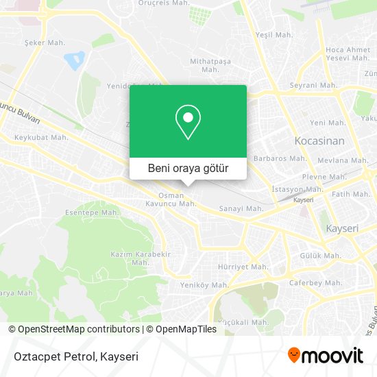 Oztacpet Petrol harita