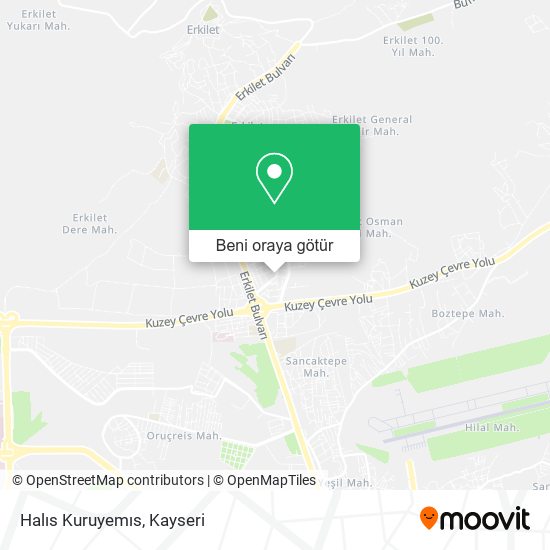 Halıs Kuruyemıs harita