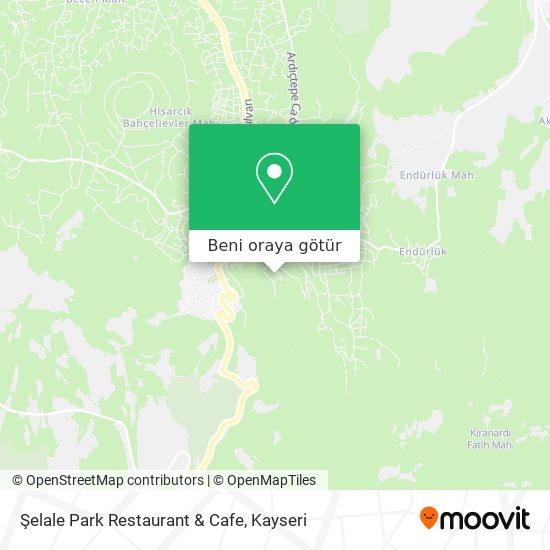 Şelale Park Restaurant & Cafe harita