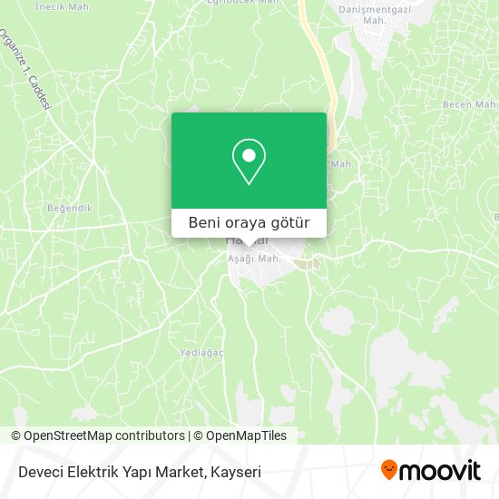 Deveci Elektrik Yapı Market harita