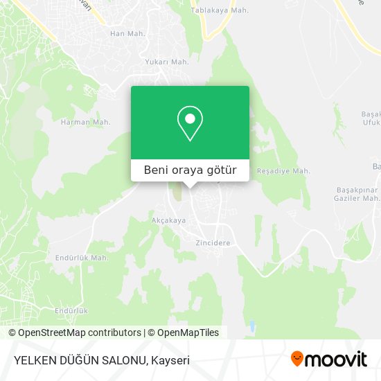 YELKEN DÜĞÜN SALONU harita