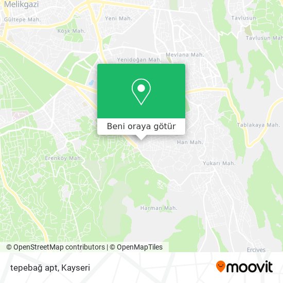 tepebağ apt harita