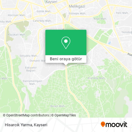 Hisarcık Yarma harita